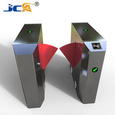 qualidade  access control system glass door automatic full height flap turnstile / security speed turnstile fábrica