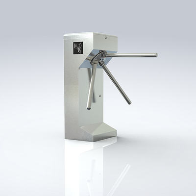 Security Access Control Management Half Height Turnstile Security Access Control QR Code Ticket RFID Card Reader Automatic Tripod Turnstile Gate